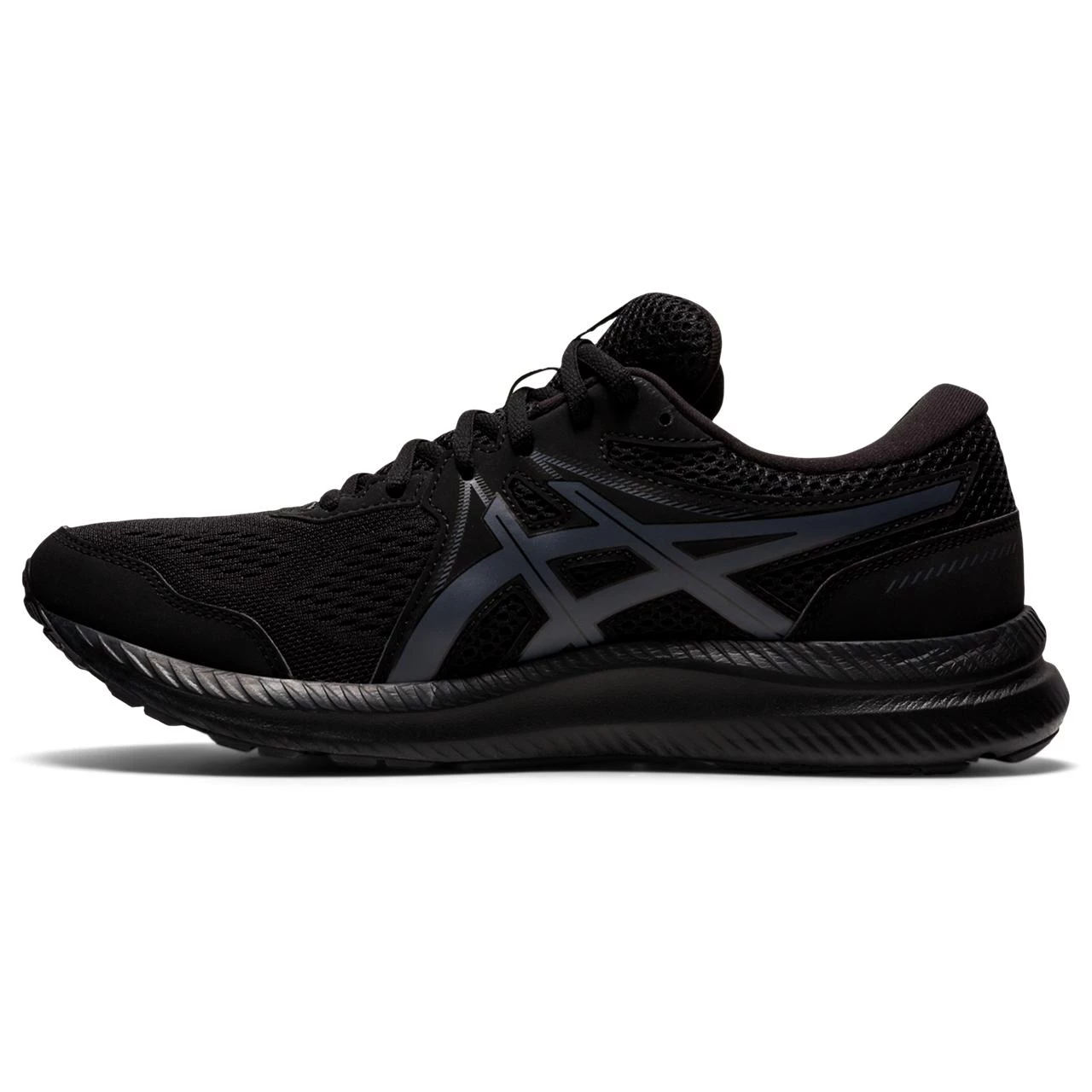 ASICS AMERICA CORP 'ASICS' Men's Gel Contend 7 - Black / Grey 7 ASICS AMERICA CORP 'ASICS' Men's Gel Contend 7 - Black / Grey