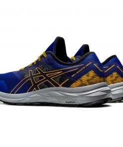 ASICS AMERICA CORP 'Asics' Men's Gel Excite Trail - Monaco Blue - Sunflower 14 ASICS AMERICA CORP 'Asics' Men's Gel Excite Trail - Monaco Blue - Sunflower
