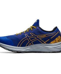 ASICS AMERICA CORP 'Asics' Men's Gel Excite Trail - Monaco Blue - Sunflower 15 ASICS AMERICA CORP 'Asics' Men's Gel Excite Trail - Monaco Blue - Sunflower