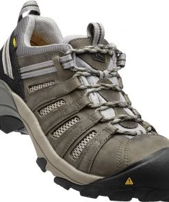 'Keen Utility' Men's Flint Low EH Steel Toe - Grey / Black