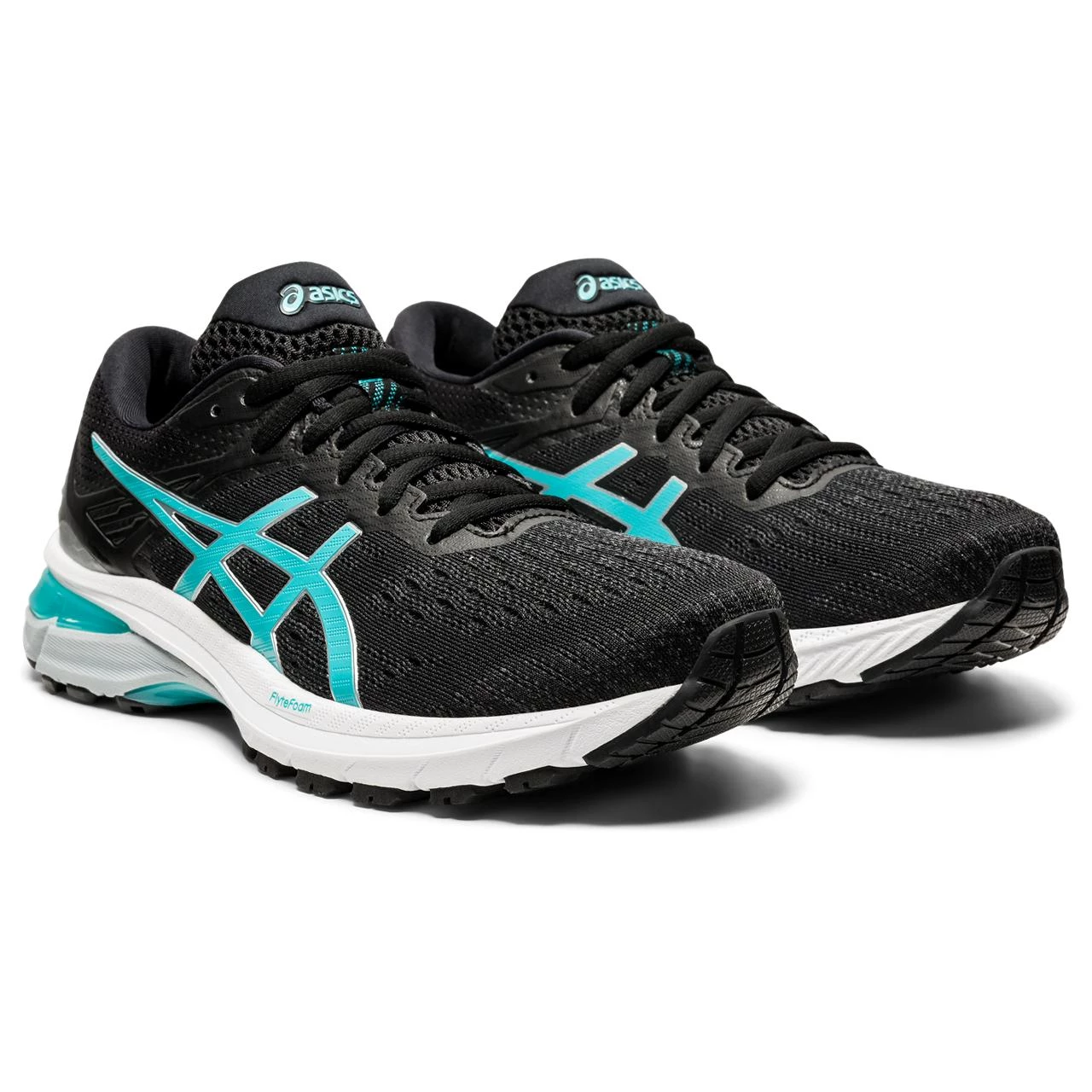 ASICS AMERICA CORP 'ASICS' Women's GT 2000 9 - Black / Techno Cyan 4 ASICS AMERICA CORP 'ASICS' Women's GT 2000 9 - Black / Techno Cyan