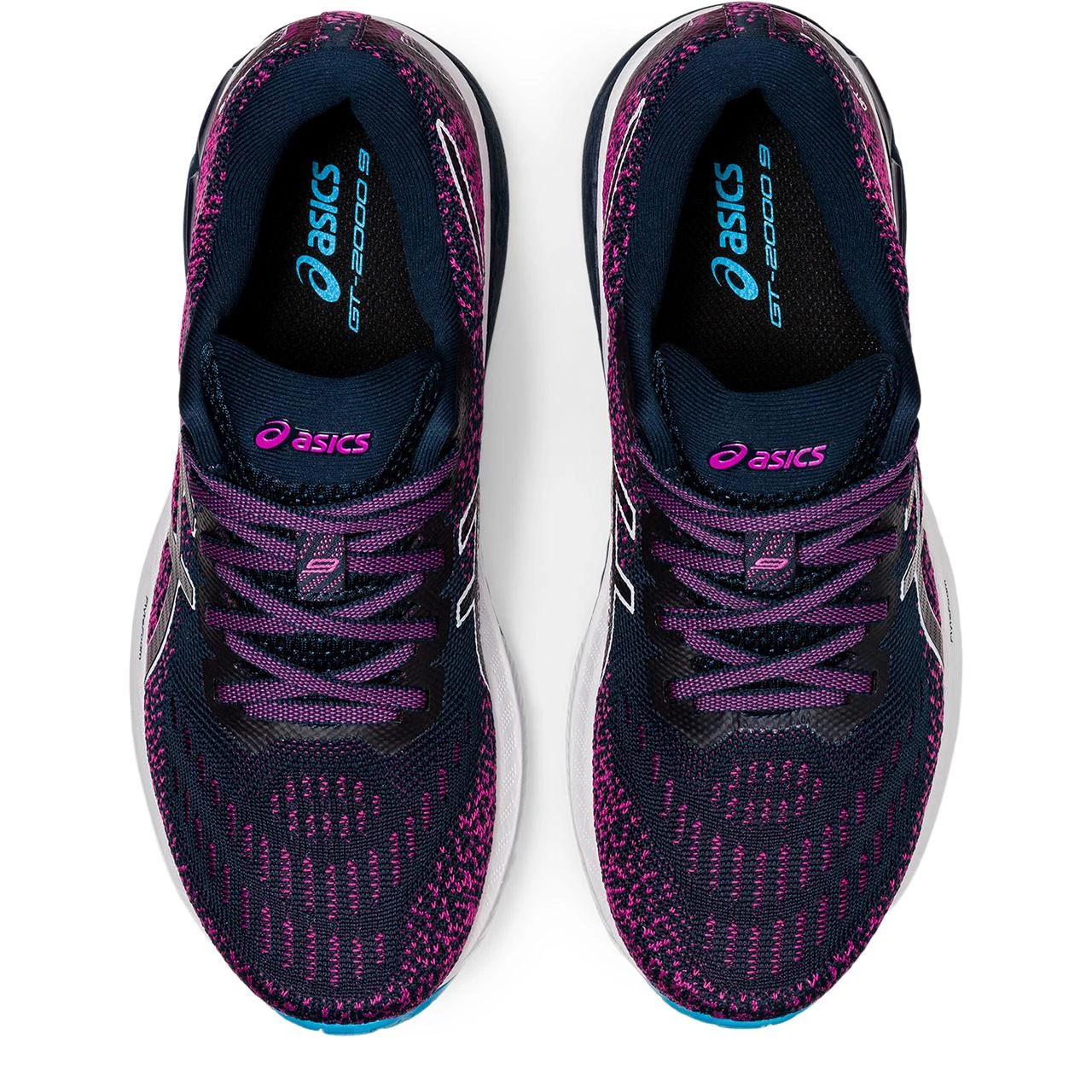 ASICS AMERICA CORP 'ASICS' Women's GT-2000 9 Knit - French Blue / White 5 ASICS AMERICA CORP 'ASICS' Women's GT-2000 9 Knit - French Blue / White