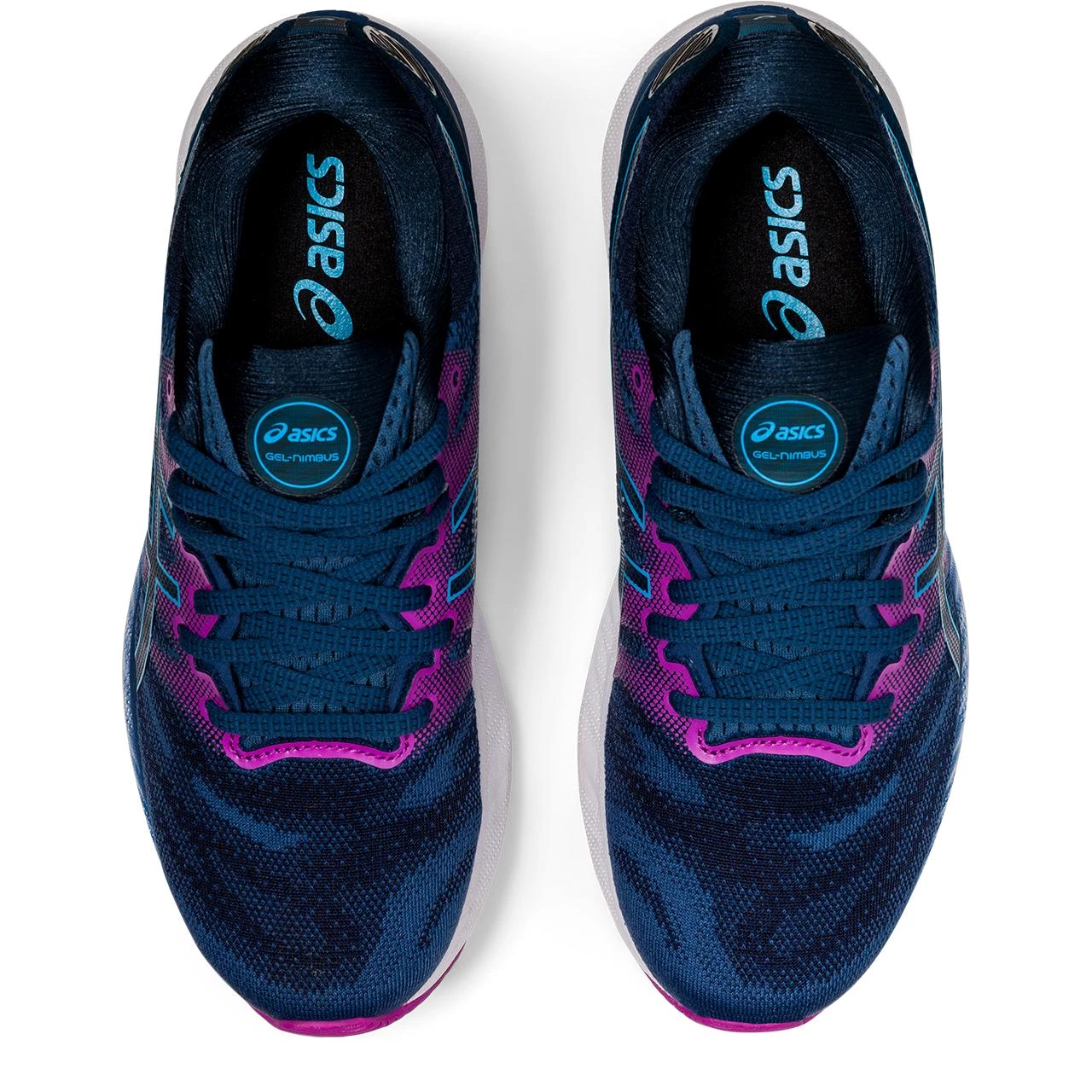 ASICS AMERICA CORP 'ASICS' Women's Gel Nimbus 23 - Grand Shark / Digital Aqua 5 ASICS AMERICA CORP 'ASICS' Women's Gel Nimbus 23 - Grand Shark / Digital Aqua