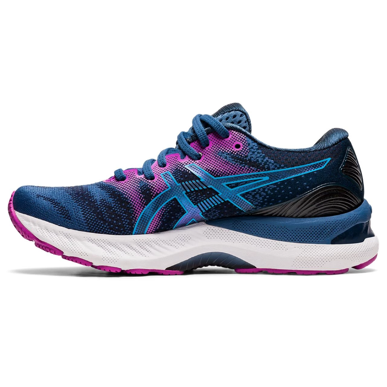 ASICS AMERICA CORP 'ASICS' Women's Gel Nimbus 23 - Grand Shark / Digital Aqua 7 ASICS AMERICA CORP 'ASICS' Women's Gel Nimbus 23 - Grand Shark / Digital Aqua