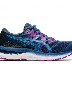 ASICS AMERICA CORP 'ASICS' Women's Gel Nimbus 23 - Grand Shark / Digital Aqua
