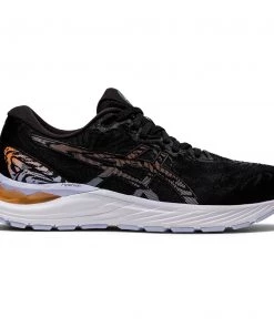 ASICS AMERICA CORP 'ASICS' Women's Gel Cumulus 23 - Black / Sun Peach (Wide)