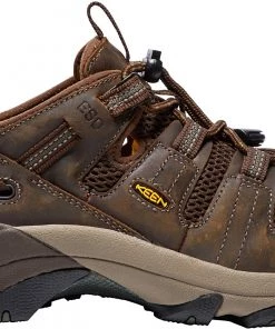 'Keen Utility' Men's Atlanta Cool ESD Soft Toe - Cascade Brown / Forest Night