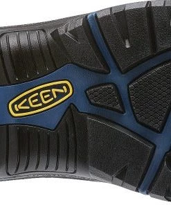 'Keen Utility' Men's Braddock Mid EH WP Soft Toe - Black / Grey / Blue