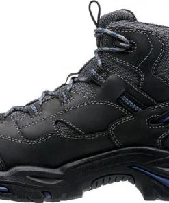 'Keen Utility' Men's Braddock Mid EH WP Soft Toe - Black / Grey / Blue