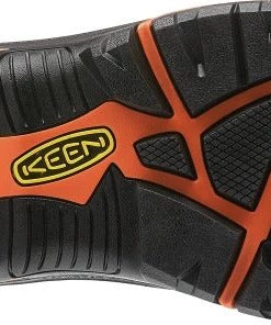 'Keen Utility' Men's Braddock Low EH Soft Toe - Brown / Black / Orange