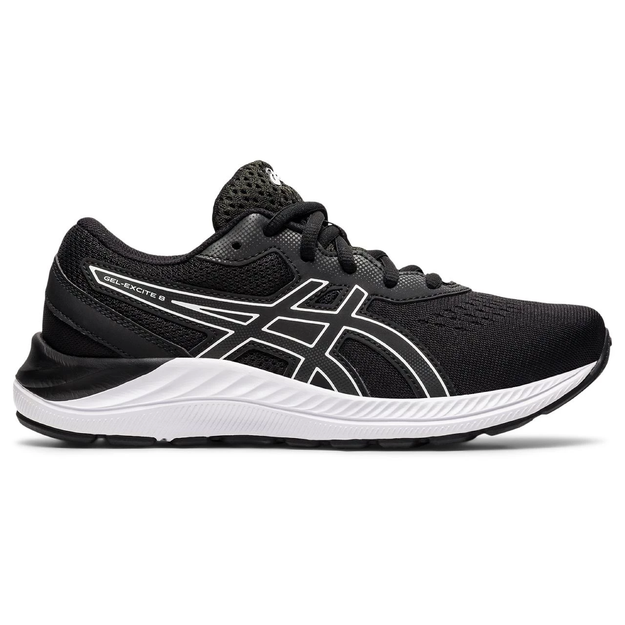 ASICS AMERICA CORP Kids 'ASICS' Youth Gel Excite 8 - Black / White 3 ASICS AMERICA CORP Kids 'ASICS' Youth Gel Excite 8 - Black / White