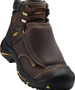 'Keen Utility' Men's 6" Mt. Vernon Ext. Met Guard Steel Toe - Brown / Black