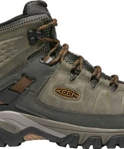 Keen Outdoor 'Keen' Men's Targhee III WP Mid Hiker - Black Olive / Golden Brown (Wide)