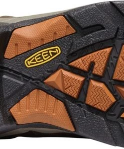 'Keen Utility' Men's Detroit XT Mid WP Soft Toe - Black Olive / Leather Brown