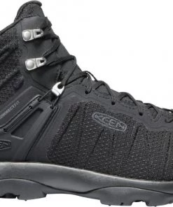 Keen Outdoor 'Keen' Men's Venture WP Leather Mid Hiker - Black / Black