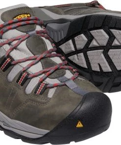 'Keen Utility' Men's Detroit XT Met Guard Steel Toe - Steel Grey / Bossa Nova