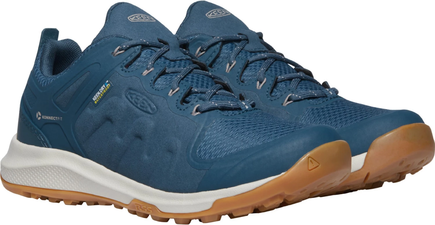 Keen Outdoor 'Keen' Women's Explore WP Hiker/Sneaker - Blue / Satellite 7 Keen Outdoor 'Keen' Women's Explore WP Hiker/Sneaker - Blue / Satellite