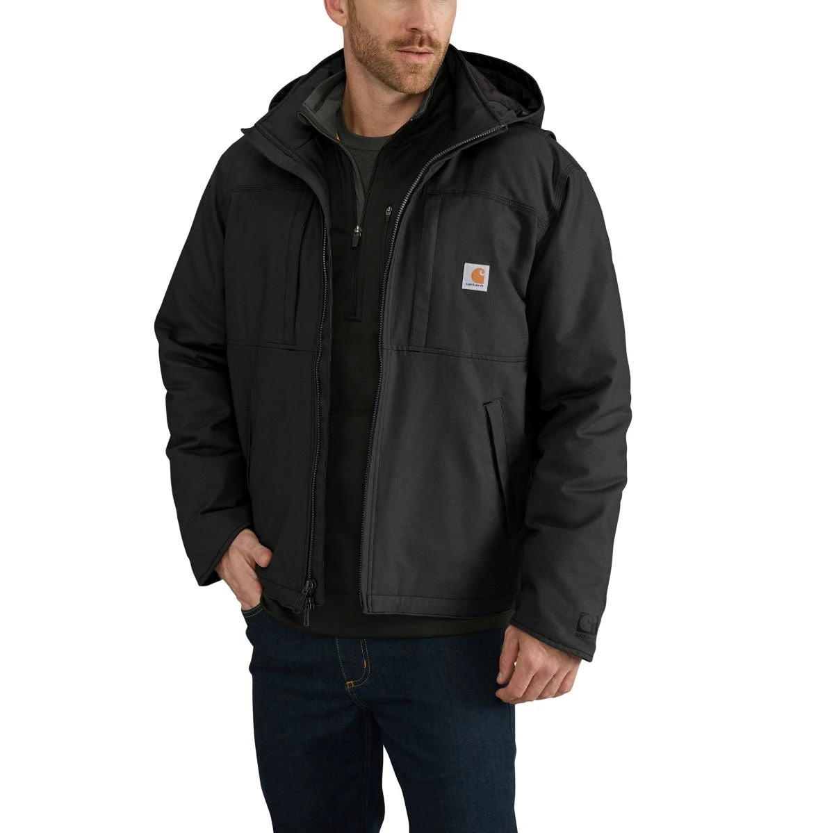'Carhartt' Men's Full Swing Cryder Insulated Jacket - Black 3 'Carhartt' Men's Full Swing Cryder Insulated Jacket - Black