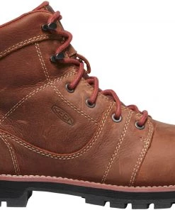 'Keen Utility' Women's 6" Seattle WP Safety Toe - Gingerbread / Black