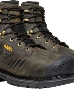 'Keen Utility' Men's 6" Philadelphia Int. Met WP Safety Toe - Cascade Brown / Black 10 'Keen Utility' Men's 6