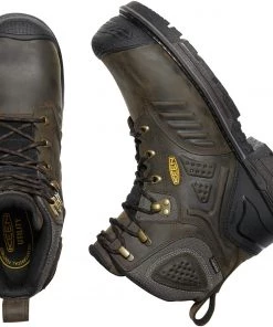 'Keen Utility' Men's 6" Philadelphia Int. Met WP Safety Toe - Cascade Brown / Black 12 'Keen Utility' Men's 6