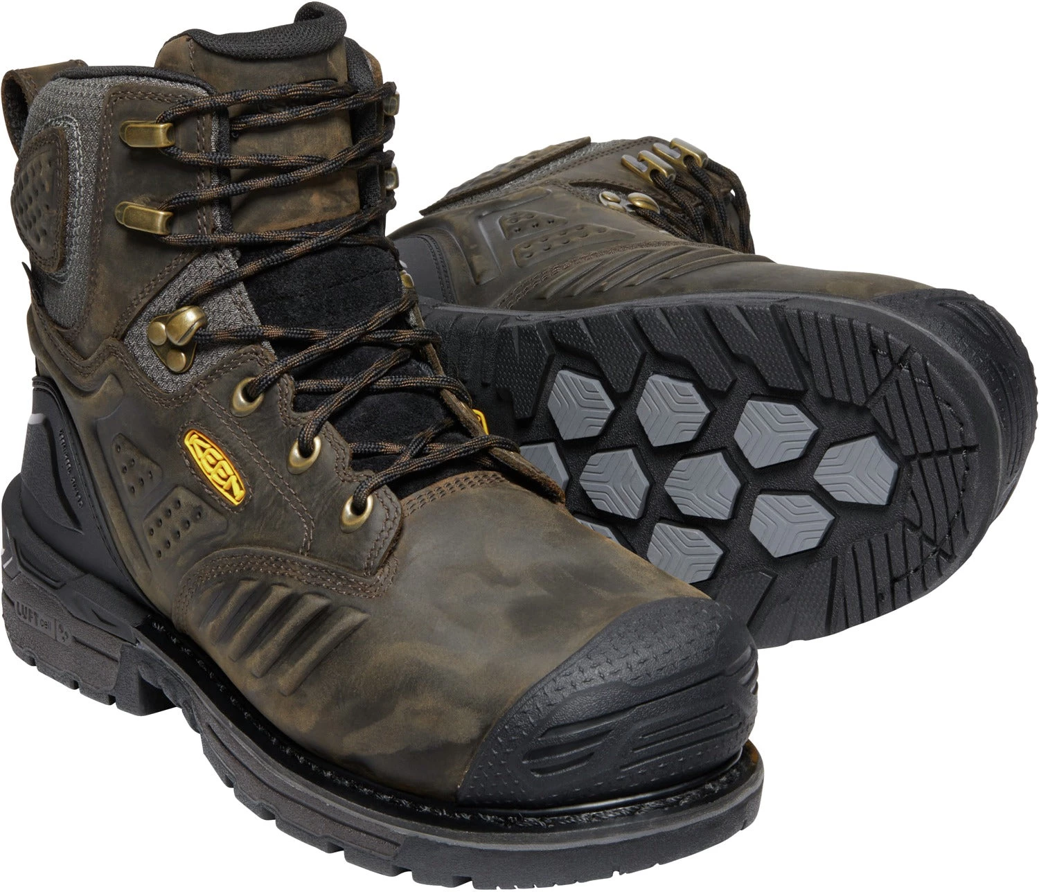 'Keen Utility' Men's 6" Philadelphia Int. Met WP Safety Toe - Cascade Brown / Black 6 'Keen Utility' Men's 6" Philadelphia Int. Met WP Safety Toe - Cascade Brown / Black