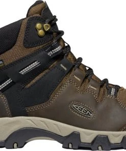 Keen Outdoor'Keen' Men's Steens WP Leather Mid Hiker - Canteen / Black