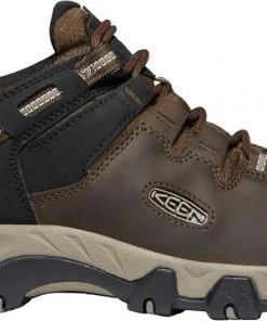 Keen Outdoor 'Keen' Men's Steens WP Leather Low Hiker - Canteen / Brindle Shoes