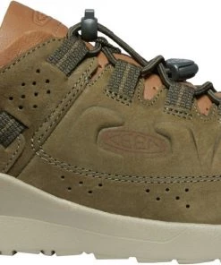 Keen Outdoor'Keen' Men's Highland Oxford Sneaker - Dark Olive / Plaza Taupe
