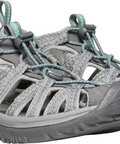 Keen Outdoor 'Keen' Women's Whisper Sandal - Medium Grey / Peacock Green