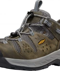 'Keen Utility' Men's Atlanta Cool EH ESD Steel Toe - Gargoyle / Midnight Navy