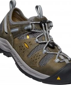 'Keen Utility' Women's Atlanta Cool II ESD Steel Toe - Gargoyle / Blue Fog