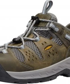 'Keen Utility' Women's Atlanta Cool II ESD Steel Toe - Gargoyle / Blue Fog