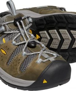 'Keen Utility' Women's Atlanta Cool II ESD Steel Toe - Gargoyle / Blue Fog