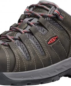 'Keen Utility' Women's Flint II EH Steel Toe - Magnet / Rose