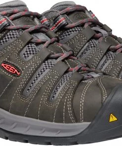 'Keen Utility' Women's Flint II EH Steel Toe - Magnet / Rose