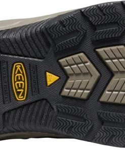 'Keen Utility' Men's Flint II Mid EH WP Steel Toe - Cascade Brown / Orion Blue