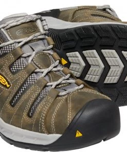 'Keen Utility' Men's Flint II EH Steel Toe - Gargoyle / Paloma