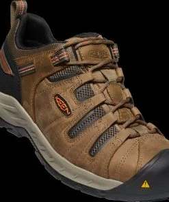 'Keen Utility' Men's Flint II EH Steel Toe - Shitake / Rust