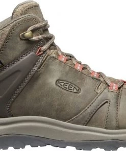 Keen Outdoor 'Keen' Women's Terradora Leather WP Mid Hiker - Brindle / Redwood