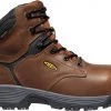 'Keen Utility' Men's 6" Chicago Int. Met Guard EH WP Carbon Toe - Tobacco / Black
