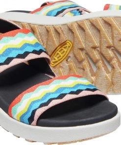 'Keen Outdoor' Women's Elle Backstrap Sandal - Black / Peach Pearl