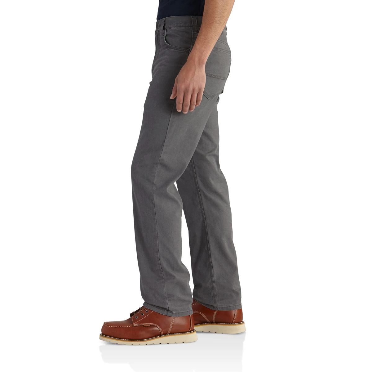 'Carhartt' Men's Rugged Flex® Flex Relaxed Canvas 5-Pocket Pant - Gravel 5 'Carhartt' Men's Rugged Flex® Flex Relaxed Canvas 5-Pocket Pant - Gravel