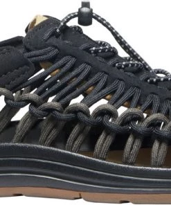 'Keen Outdoor' Men's UNEEK Premium Leather Sandal - Raven