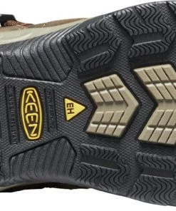 'Keen Utility' Women's Flint II EH WP Mid Hiker - Cascade Brown / Brick Dust