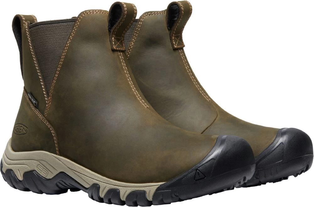 Keen Outdoor 'Keen' Women's Greta Insulated WP Chelsea Boot - Olive / Timberwolf 7 Keen Outdoor 'Keen' Women's Greta Insulated WP Chelsea Boot - Olive / Timberwolf