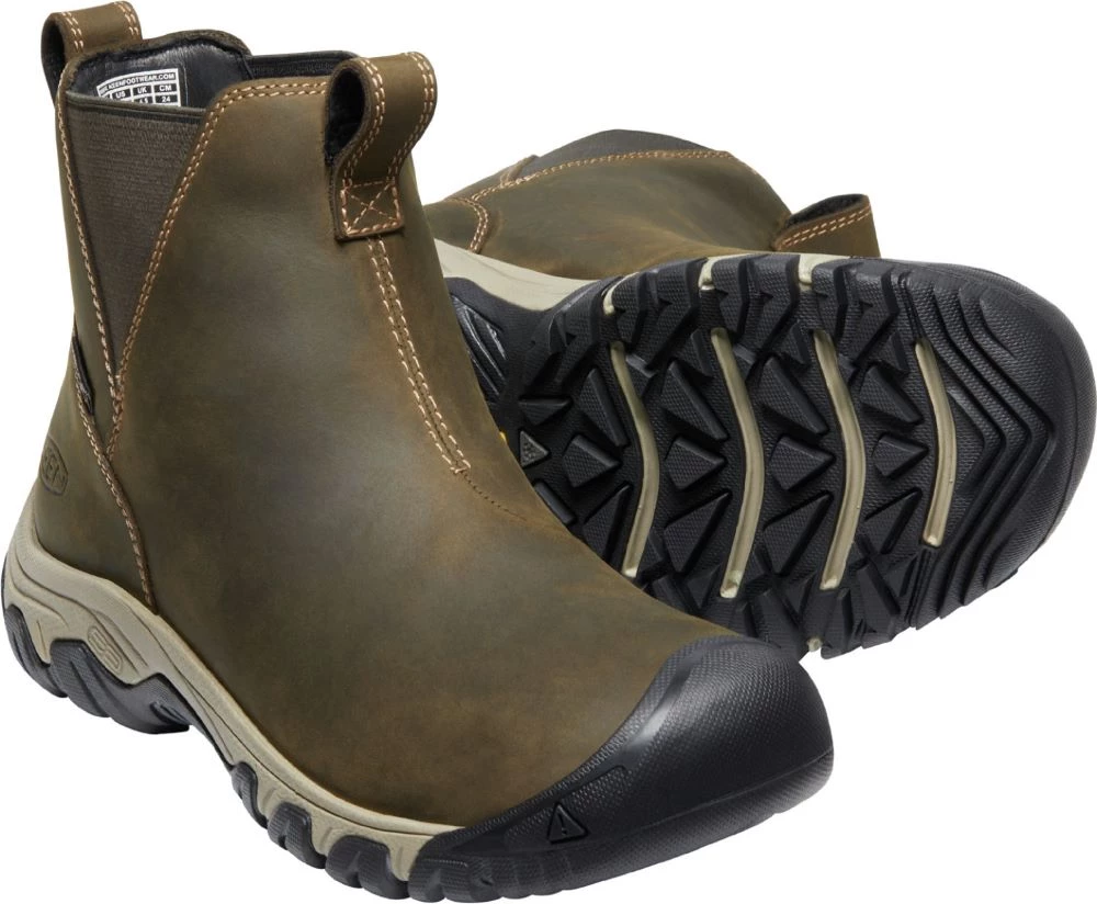 Keen Outdoor 'Keen' Women's Greta Insulated WP Chelsea Boot - Olive / Timberwolf 6 Keen Outdoor 'Keen' Women's Greta Insulated WP Chelsea Boot - Olive / Timberwolf