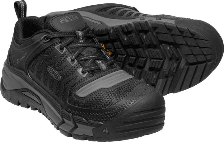 Keen Utility 'Keen' Men's Kansas City Low KBF EH WP Carbon Toe - Black / Gunmetal 7 Keen Utility 'Keen' Men's Kansas City Low KBF EH WP Carbon Toe - Black / Gunmetal