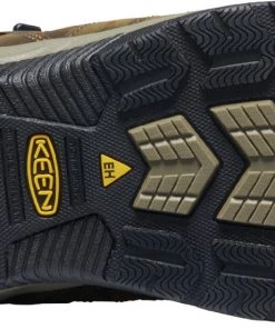 'Keen Utility' Men's Flint II Mid EH WP Soft Toe - Black Olive / Brindle