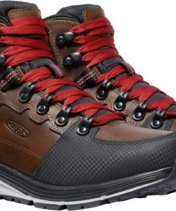 'Keen Utility' Men's Red Hook EH WP Mid Hiker Soft Toe - Tobacco / Black